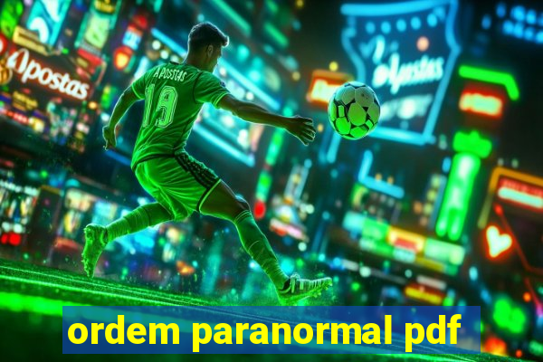 ordem paranormal pdf